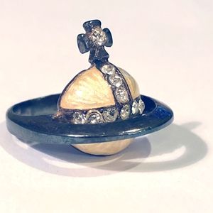 VIVIENNE WESTWOOD Solid Orb Ring-Silver